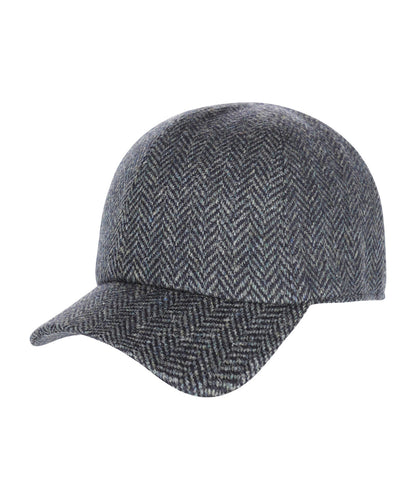 Baseball Cap Tweed | Dunkelblau