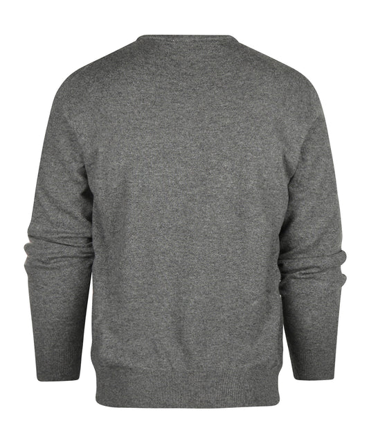 Cashmere Ronde Hals Pullover | Grijs