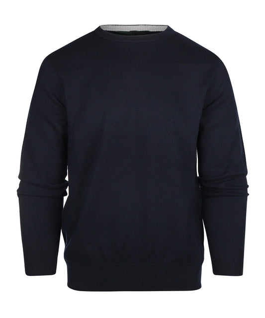 Cashmere Ronde Hals Pullover | Navy