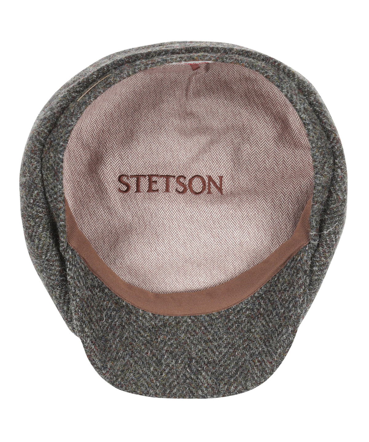 Hatteras Herringbone Harris Tweed | Groen Grijs Visgraat