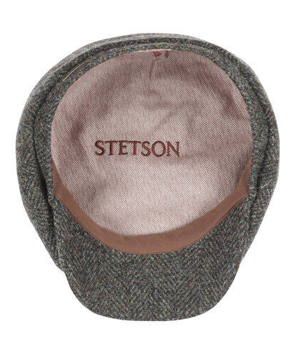 Hatteras Herringbone Harris Tweed | Groen Grijs Visgraat