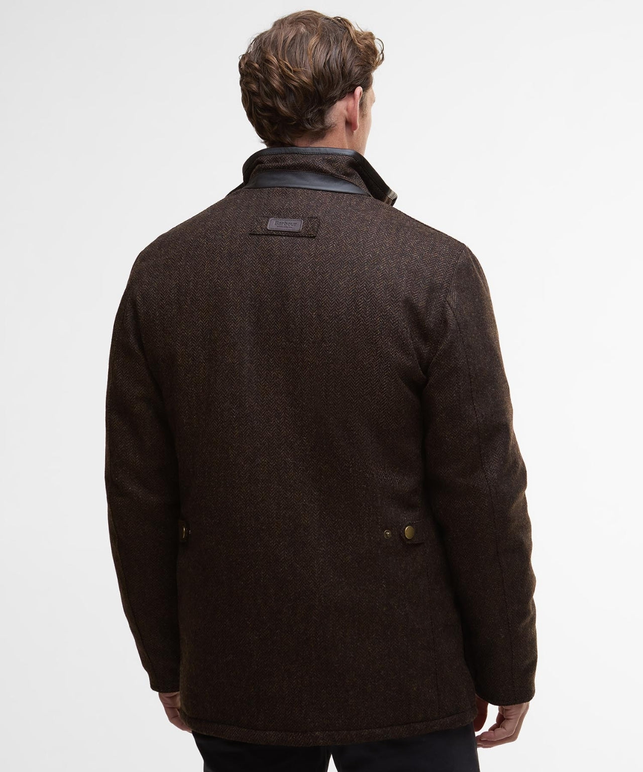 Barbour Hereford Tweed-Wolljacke | Braun