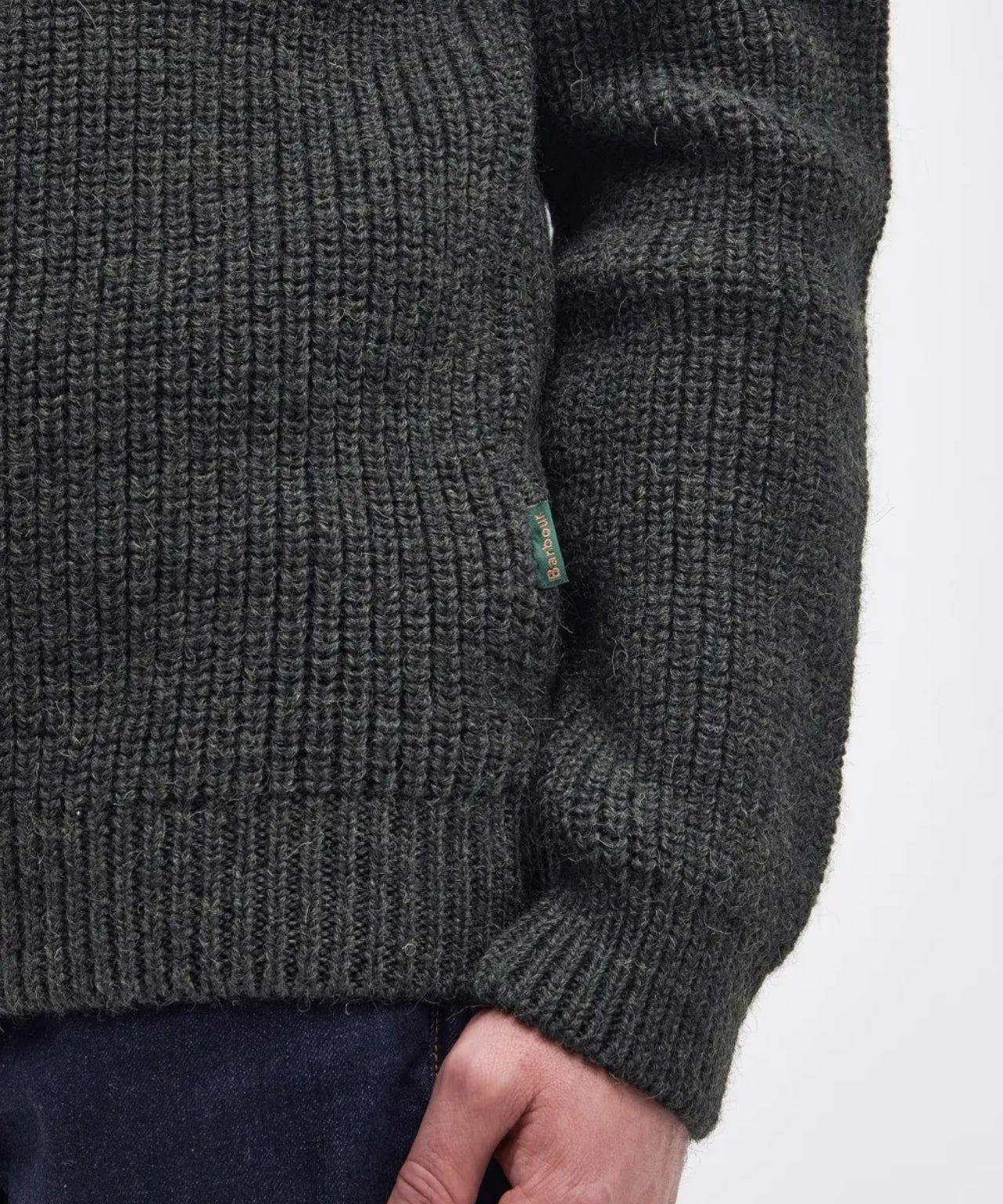 Pull New Tyne Half Zip | Olive