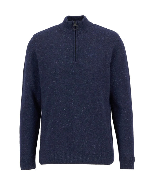 Tisbury High Zip Sweater | Navy Blue