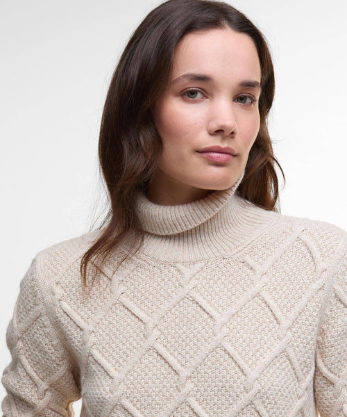 Barbour Burne Turtleneck Women | Beige