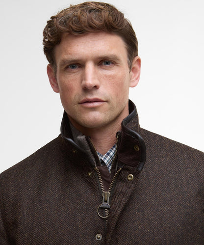 Barbour Hereford Tweed-Wolljacke | Braun