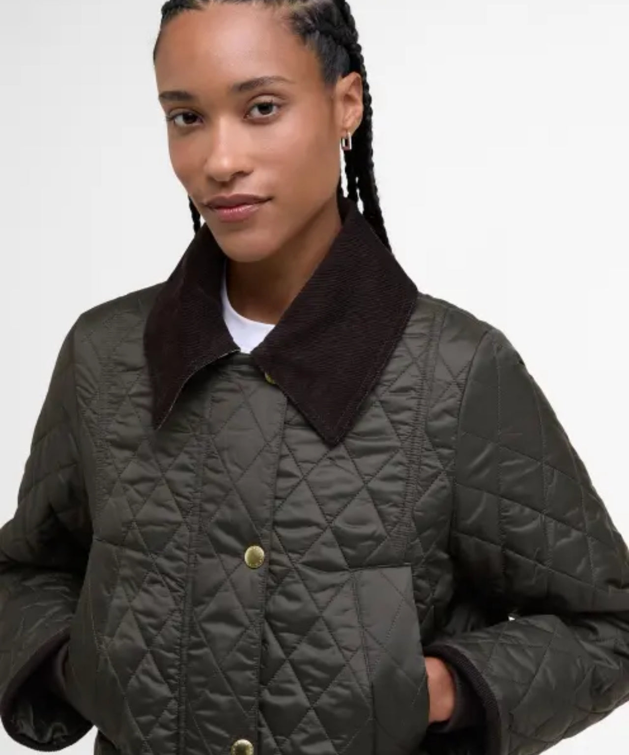 Modern Beadnell Quilted Jacket | Sage/Ancient