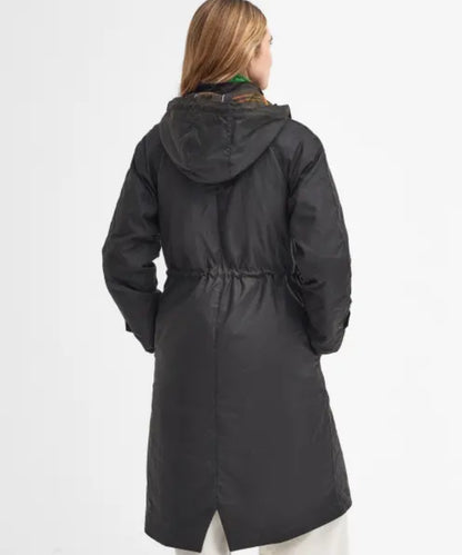 Barbour Long Cannich Wachsjacke Damen | Grün
