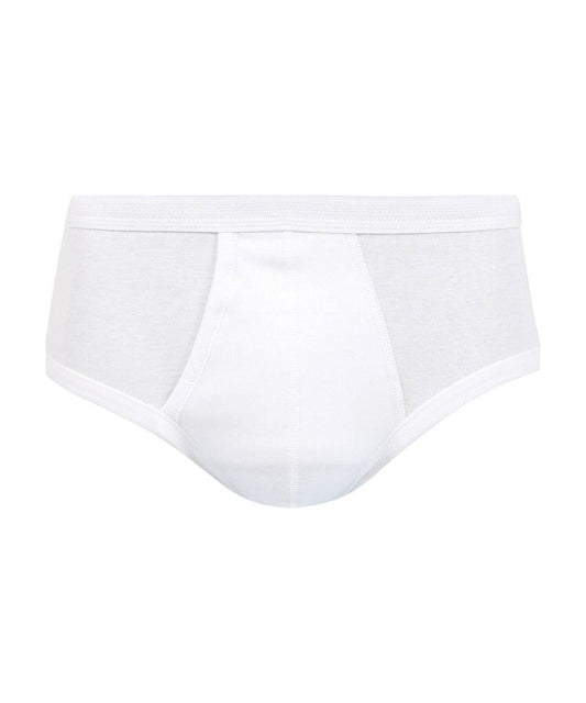 Slip aus hochwertiger Baumwolle | Weiß