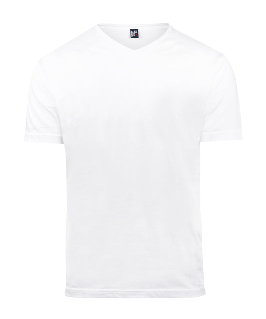 2er-Pack T-Shirts mit V-Ausschnitt | Weiß
