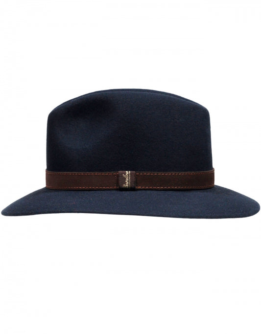 Moderner, leichter italienischer Hut | Blau