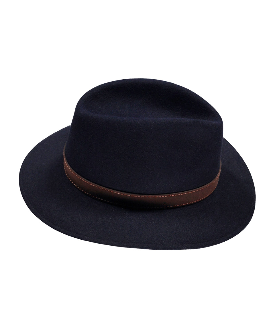 Borsalino Hoed Traveller | Navy
