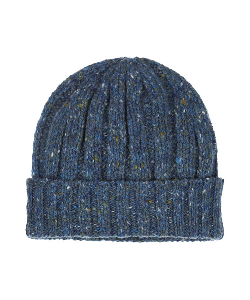 Chunky Knit Irish Hat | Denim Blue