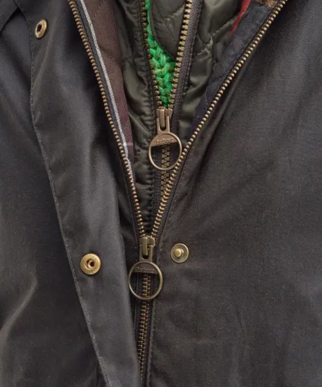 Barbour Long Cannich Wachsjacke Damen | Grün