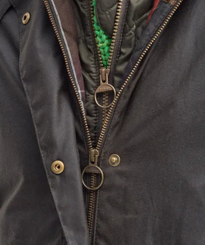 Barbour Long Cannich Wachsjacke Damen | Grün