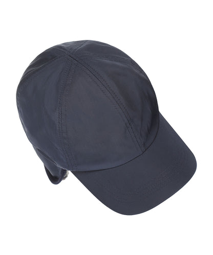 Woll-Baseballkappe mit Ohrenklappen | Marineblau