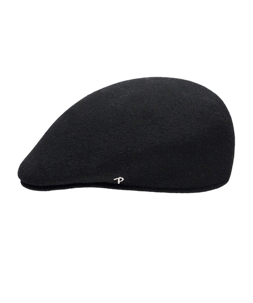 Italian Blocked Cap | Black