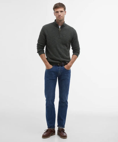 Tisbury Pullover mit hohem Reißverschluss | Grün