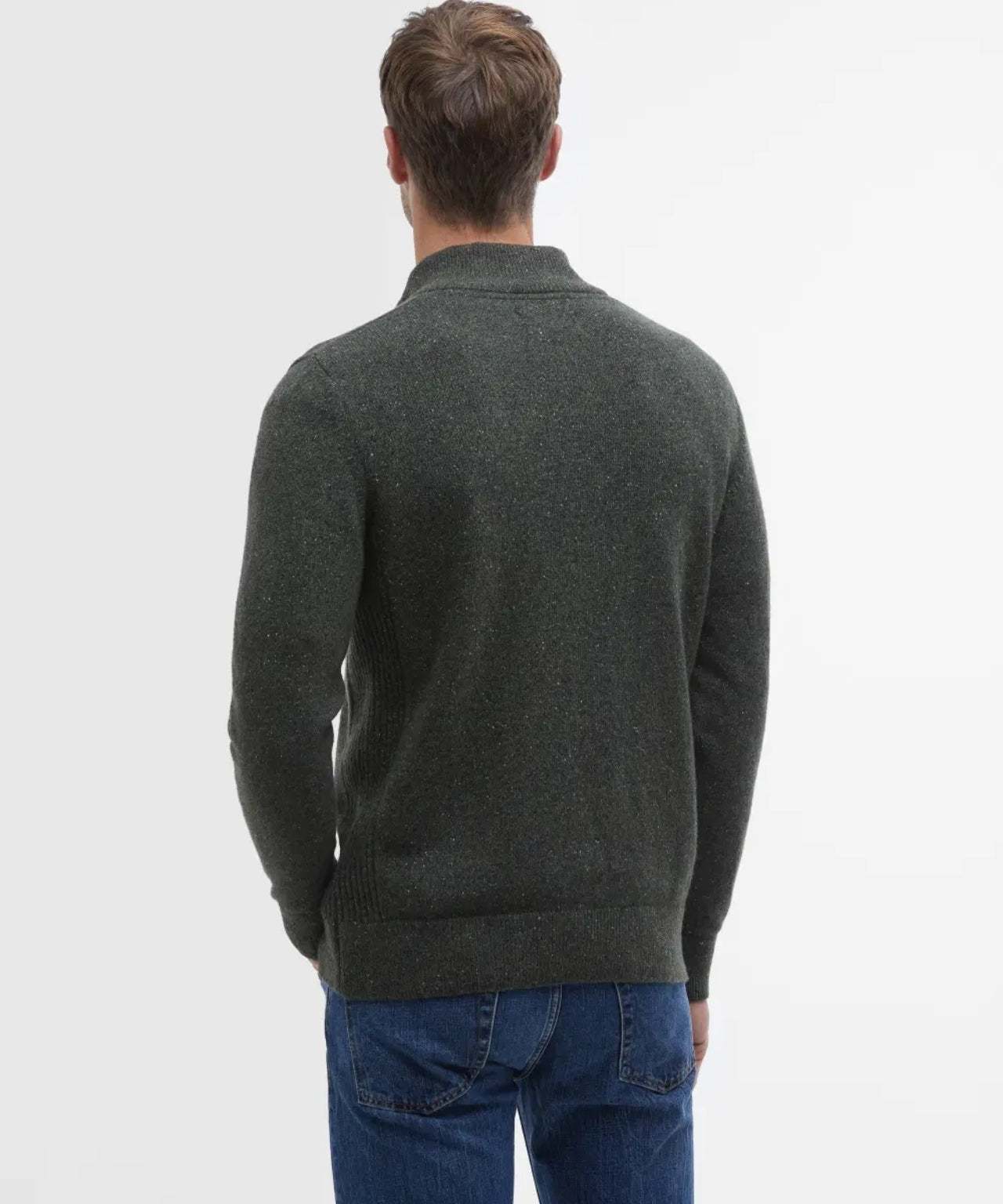 Tisbury Pullover mit hohem Reißverschluss | Grün