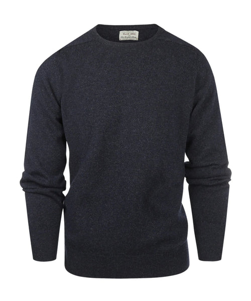 Pullover Lamswol ronde hals dutch fit | Oxford Blue