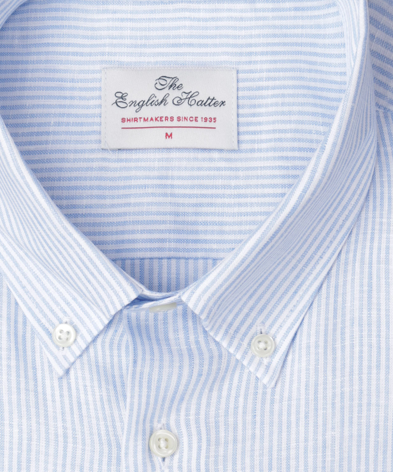 Shirt Linnen | Lichtblauw Streep