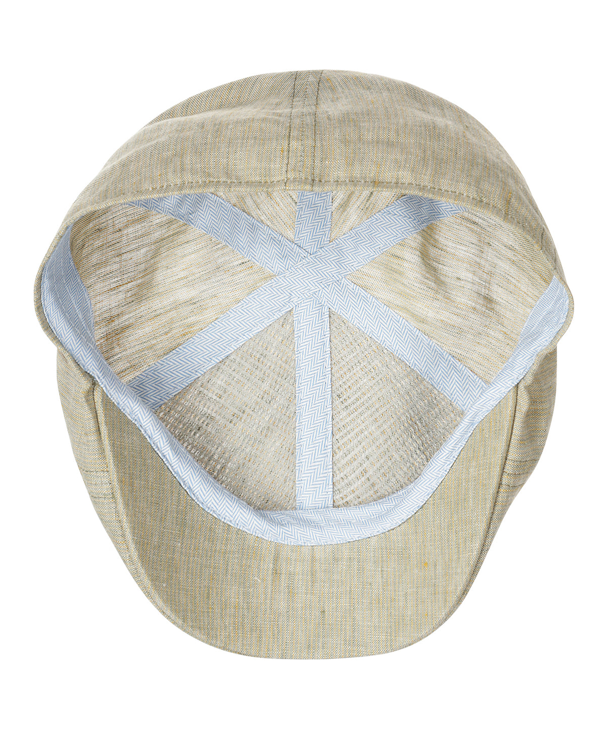 Texas Linen Stripe | Groen Geel micro streep