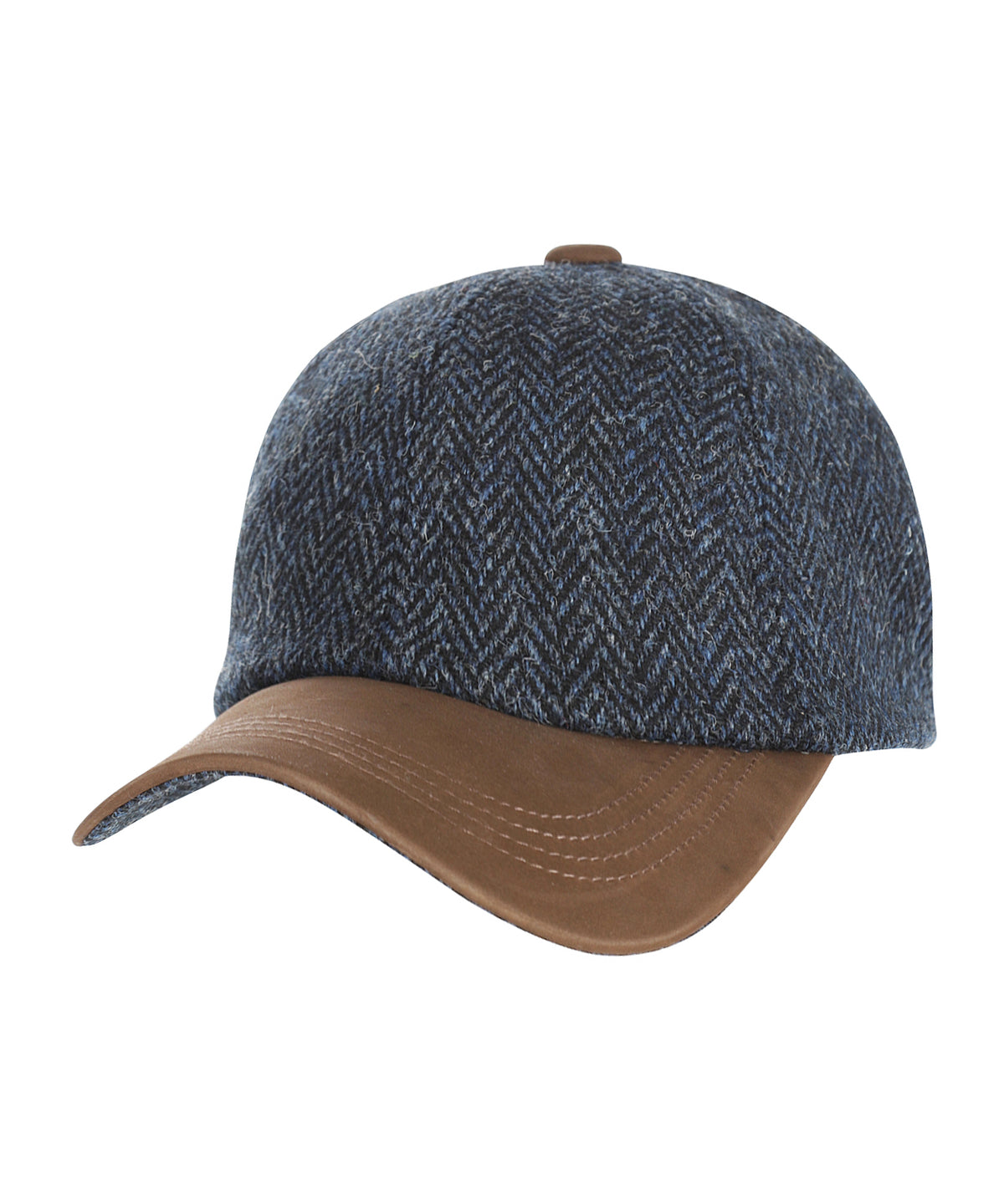 Baseball Cap Harris Tweed | Midnight