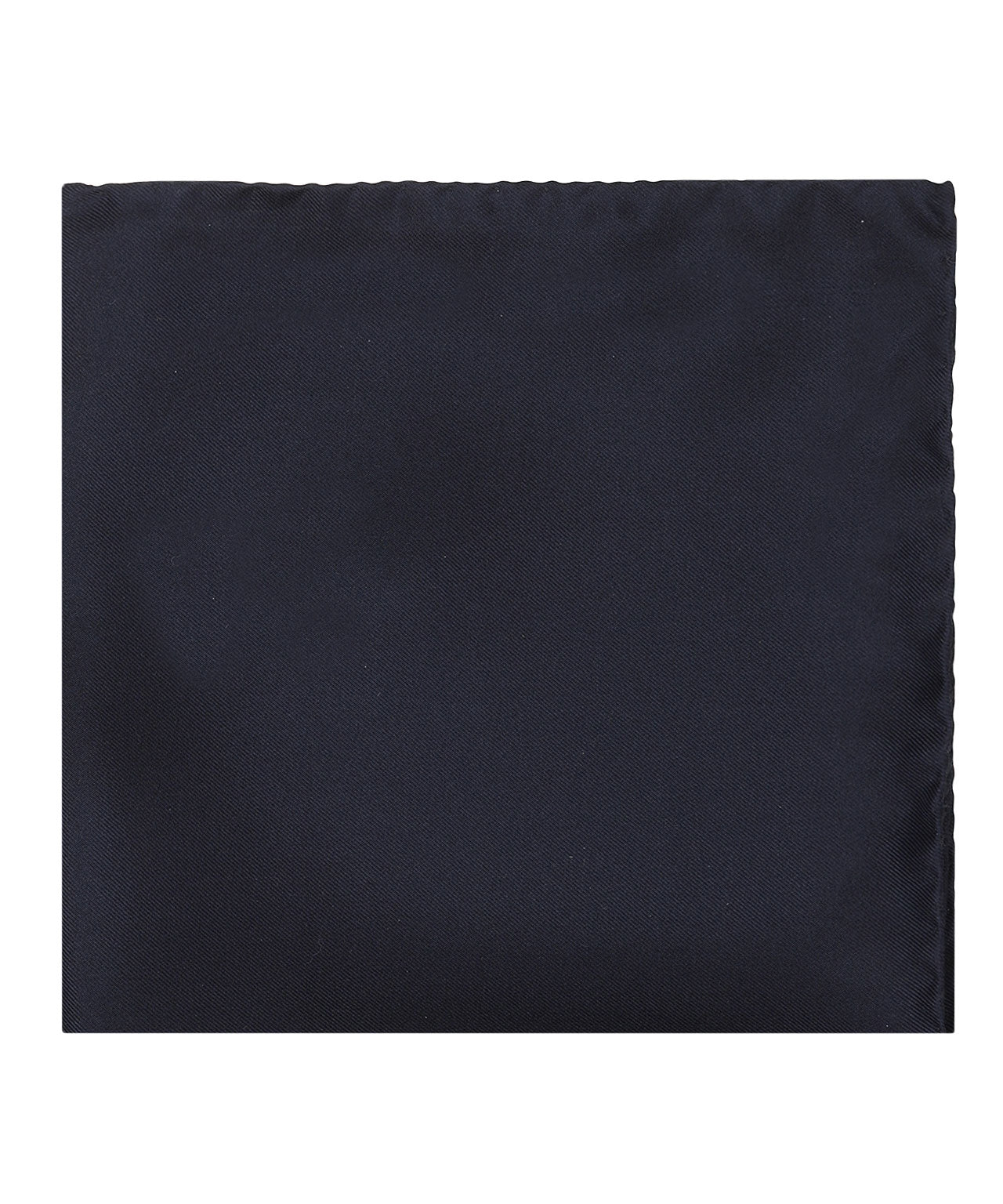 Einstecktuch aus Seide Uni | Marineblau