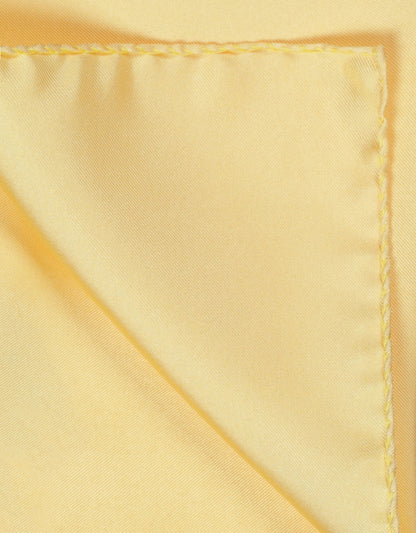 Einstecktuch aus Seide Uni | Gold