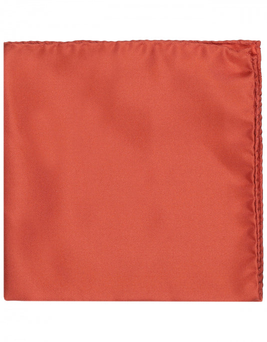 Einstecktuch aus Seide Uni | Orange