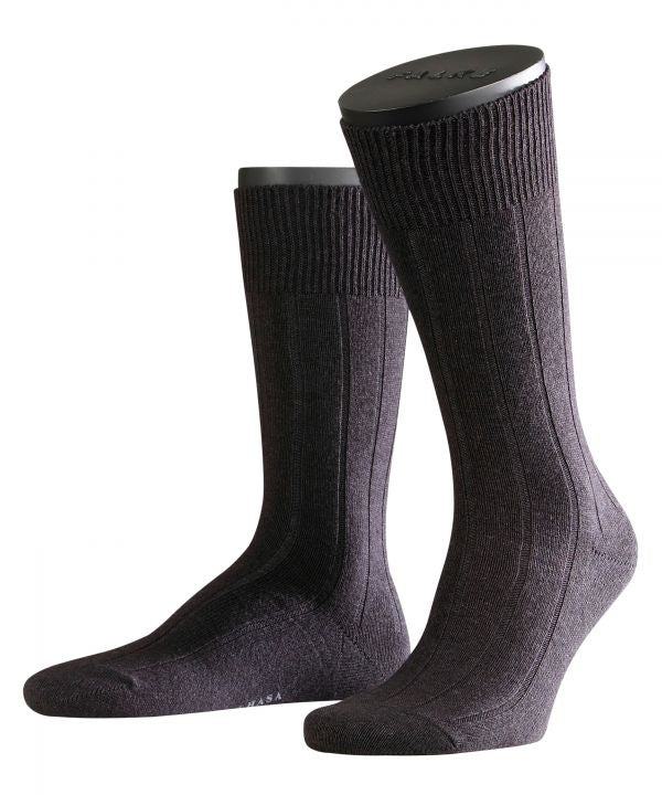 Lhasa Rib men's socks | Grey