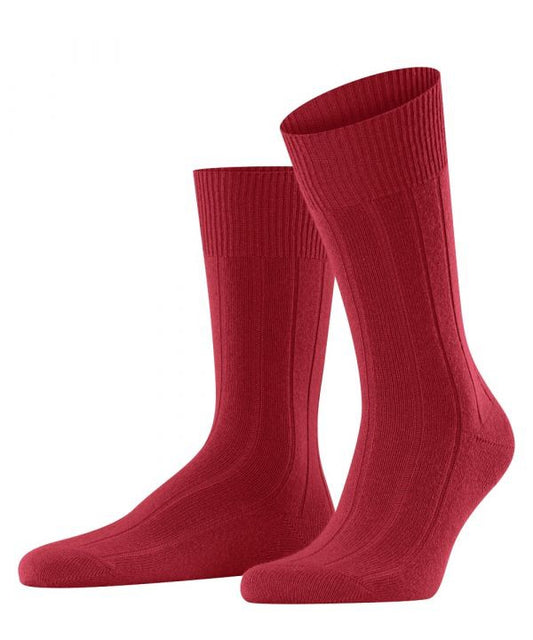 Lhasa Rib men's socks | Red