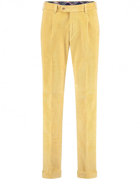 Wide Rib Corduroy Trousers | Brown