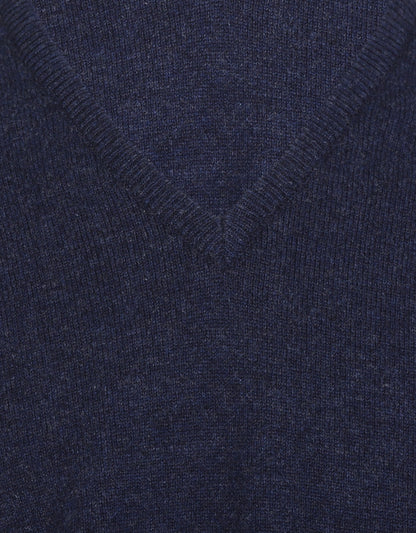 William Lockie V-neck Lambswool Pullover | Astra