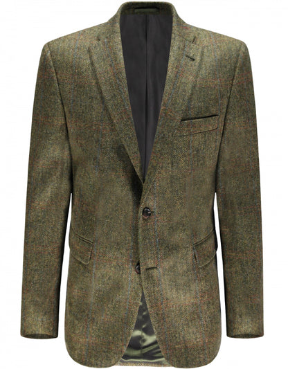 Tweed-Blazer | Grün