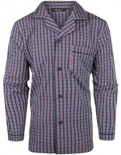 Klassischer Baumwollpyjama | Blau