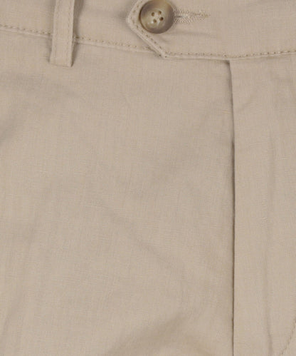 Chino Derby Leinen und Baumwolle | Braun
