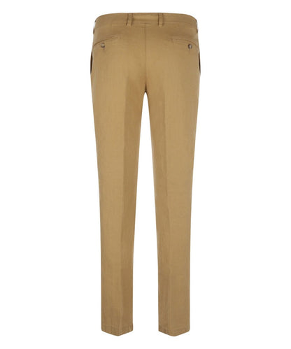 Chino Derby Linen and Cotton | Brown
