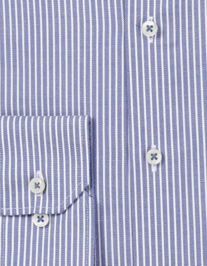 Gestreiftes Hemd | Blau