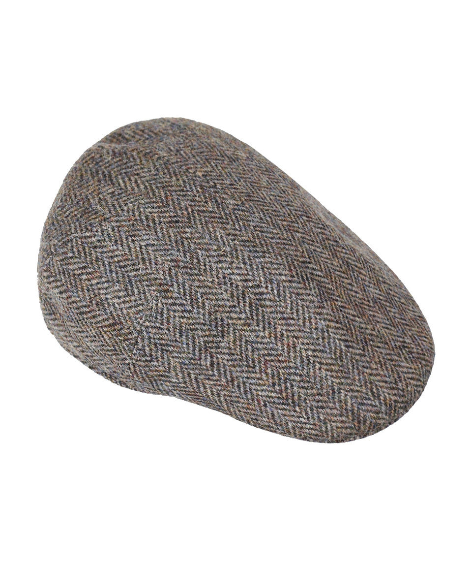 Tweed-Kappe vorgeformt | Braun