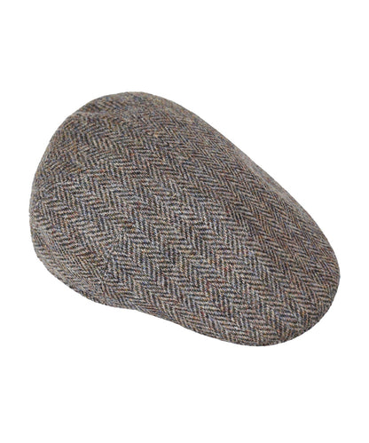 Tweed-Kappe vorgeformt | Braun