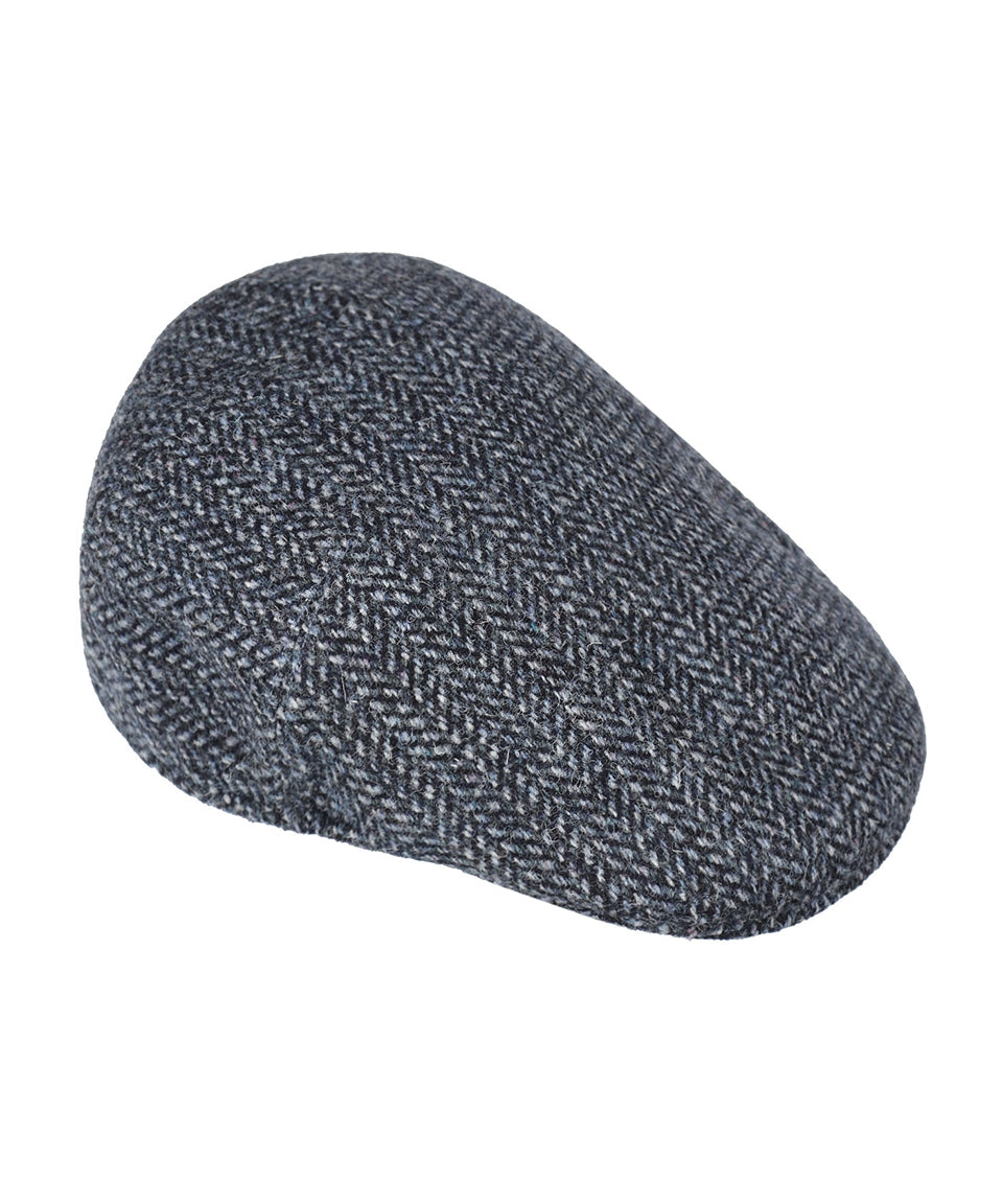 Tweed-Mütze vorgeformt | Blau