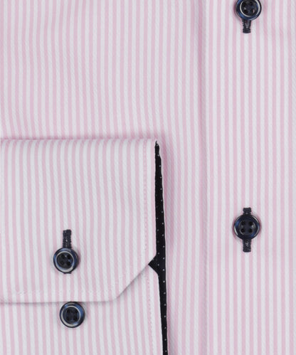 Gestreiftes Hemd | Rosa