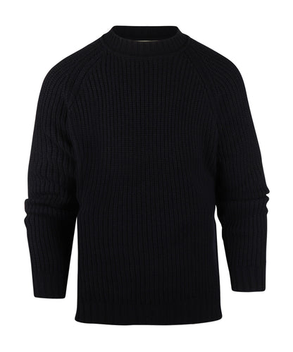 William Lockie Pullover Joss Earl Rundhalsausschnitt | Marineblau