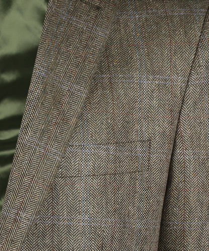 Seidenblazer | Braun