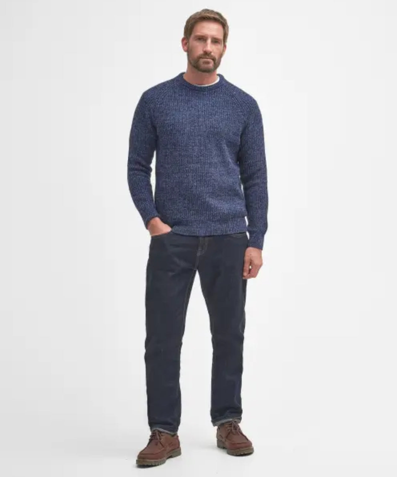 Barbour Horseford Rundhalsausschnitt | Marineblau