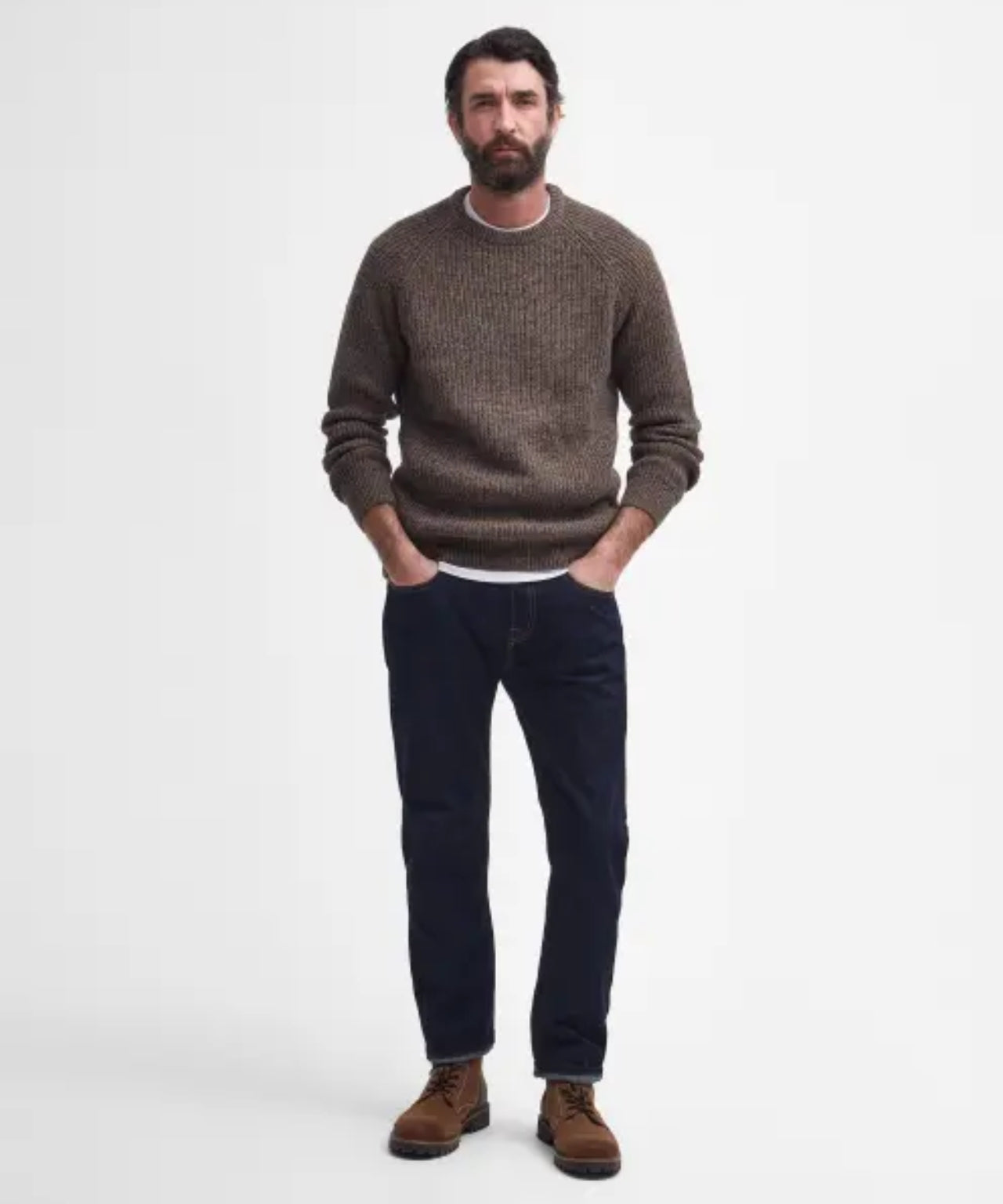 Barbour Horseford Crew Neck | Brown
