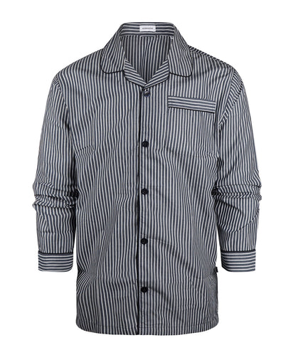 Pyama Katoen | Navy streep