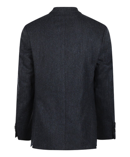 Tweed-Blazer | Blau