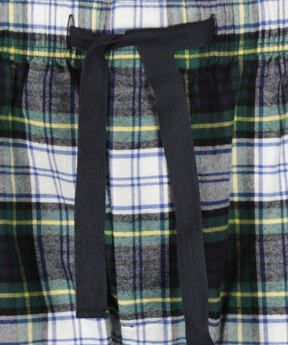 Pyjama  broek flannel | Groen Tartan